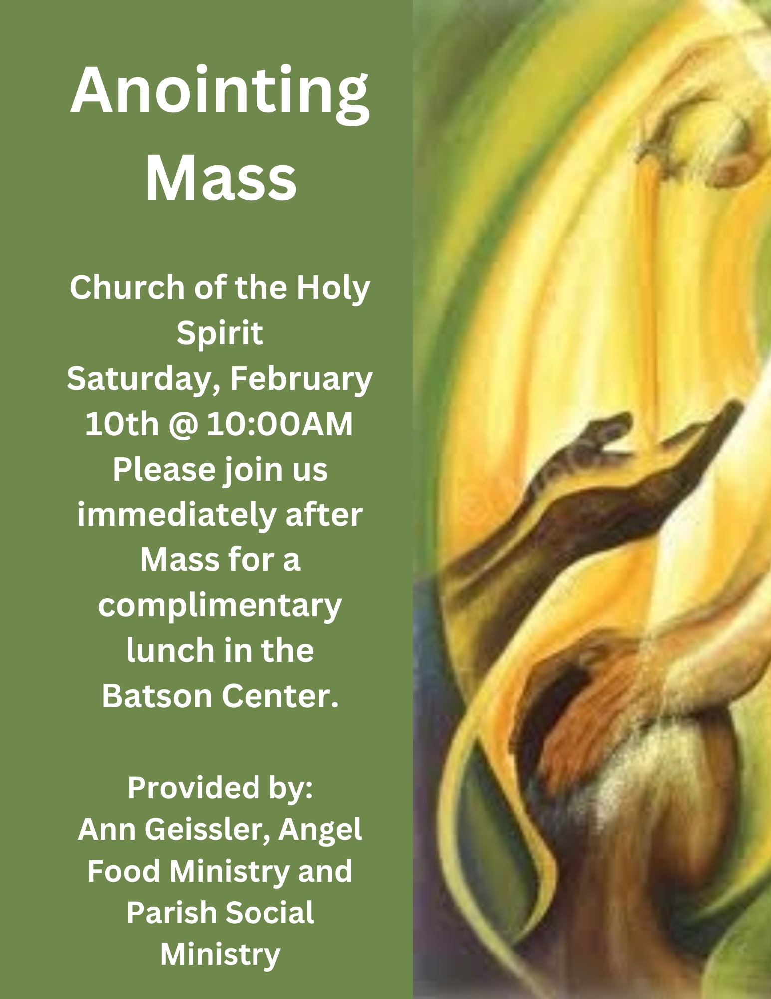 Anointing Mass – Church of the Holy Spirit